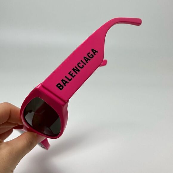BALENCIAGA Sunglasses BB0258S 004 Fuchsia Grey Women  NEW main image 7